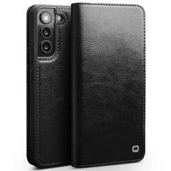 QIALINO Genuine Leather Phone Case, For Samsung Galaxy Note20, For Samsung Galaxy Note20 Ultra, For Samsung Galaxy S21 5G, For Samsung Galaxy S21+ 5G, For Samsung Galaxy S21 Ultra 5G, For Samsung Galaxy S22 Ultra 5G, For Samsung Galaxy S22+ 5G