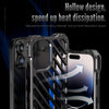 R-JUST Breathable Armor Phone Case, For iPhone 14, For iPhone 14 Plus, For iPhone 14 Pro, For iPhone 14 Pro Max