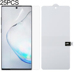 25 PCS Full Screen Protector Explosion-proof Hydrogel Film, For Galaxy A21, For Galaxy S20(25 PCS), For Galaxy S20+(25 PCS), For Galaxy S20 Ultra (25 PCS), For Galaxy Note 10 Lite (25 PCS), For Huawei P40, For Huawei P40 Pro (25 PCS)