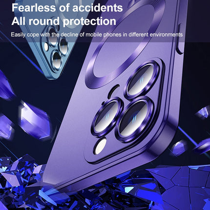 Liquid Lens Protector Magsafe Phone Case, For iPhone 12 Pro Max