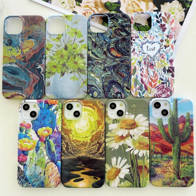 Varnishing Water Stick PC Phone Case, For iPhone 14, For iPhone 14 Plus, For iPhone 14 Pro