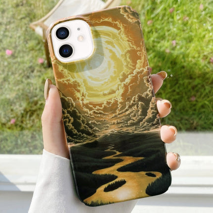 Varnishing Water Stick PC Phone Case, For iPhone 13 Pro Max, For iPhone 12, For iPhone 12 Pro