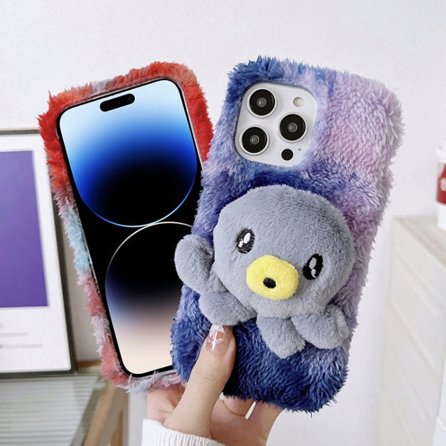 Octopus Plush TPU Phone Case, For iPhone 14, For iPhone 14 Plus, For iPhone 14 Pro, For iPhone 14 Pro Max, For iPhone 13, For iPhone 13 Pro, For iPhone 13 Pro Max, For iPhone 12, For iPhone 12 Pro, For iPhone 12 Pro Max, For iPhone 11������������������...