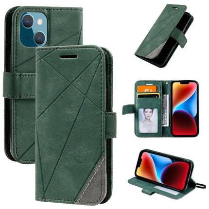 Skin Feel Splicing Leather Phone Case, For iPhone 14 Pro Max, For iPhone 14 Pro, For iPhone 14, For iPhone 14 Plus