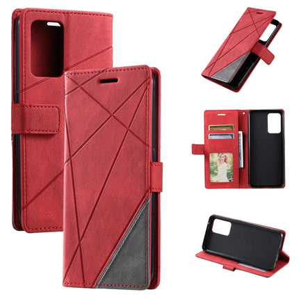 Skin Feel Splicing Leather Phone Case, For vivo Y21 2021 / Y33s, For Xiaomi Redmi 10C 4G / 10 Indian, For Xiaomi Poco M4 Pro 4G, For OPPO Find X5 Lite