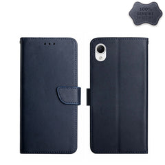 Genuine Leather Fingerprint-proof Flip Phone Case, For Samsung Galaxy A04 4G, For Samsung Galaxy A04s, For Samsung Galaxy A23 5G JP Version, For Samsung Galaxy A23e/A23s, For Sony Xperia 5 IV, For vivo X80 Lite/V25 5G, For Honor 70 Pro/70 Pro+���������...