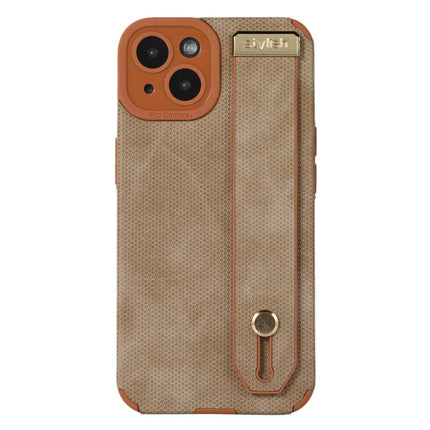 Wrist Strap TPU Leather Phone Case, For iPhone 14, For iPhone 14 Plus, For iPhone 14 Pro, For iPhone 14 Pro Max, For iPhone 13