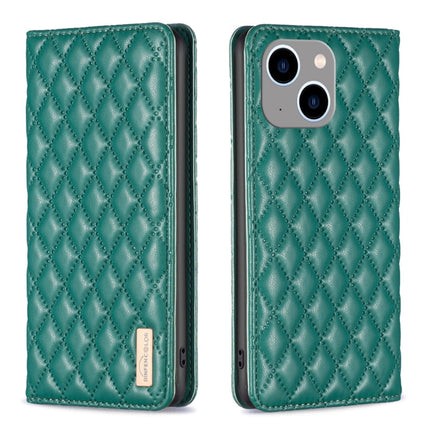 Diamond Lattice Magnetic Leather Flip Phone Case, For iPhone 14 Pro Max, For iPhone 14 Pro, For iPhone 14 Plus, For iPhone 14