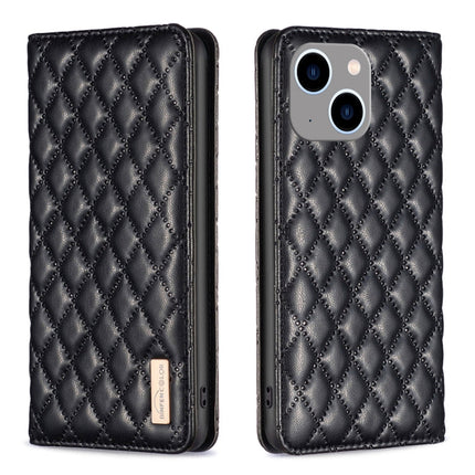 Diamond Lattice Magnetic Leather Flip Phone Case, For iPhone 14 Pro Max, For iPhone 14 Pro, For iPhone 14 Plus, For iPhone 14