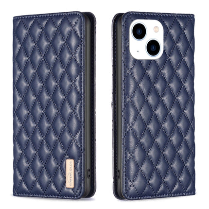 Diamond Lattice Magnetic Leather Flip Phone Case, For iPhone 14 Pro Max, For iPhone 14 Pro, For iPhone 14 Plus, For iPhone 14