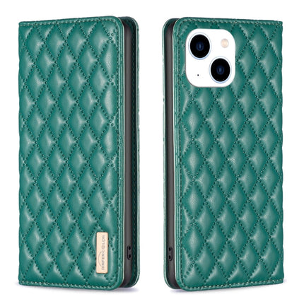 Diamond Lattice Magnetic Leather Flip Phone Case, For iPhone 14 Pro Max, For iPhone 14 Pro, For iPhone 14 Plus, For iPhone 14