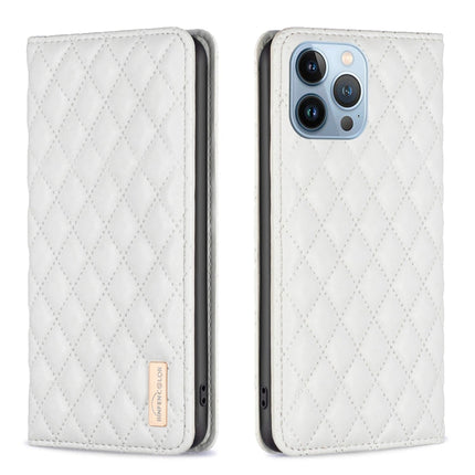 Diamond Lattice Magnetic Leather Flip Phone Case, For iPhone 13 Pro Max, For iPhone 13 Pro, For iPhone 13, For iPhone 12 Pro Max