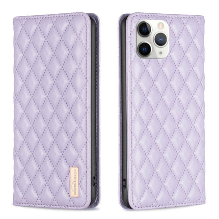 Diamond Lattice Magnetic Leather Flip Phone Case, For iPhone 12 / 12 Pro, For iPhone 11 Pro Max, For iPhone 11 Pro, For iPhone 11