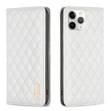 Diamond Lattice Magnetic Leather Flip Phone Case, For iPhone 12 / 12 Pro, For iPhone 11 Pro Max, For iPhone 11 Pro, For iPhone 11