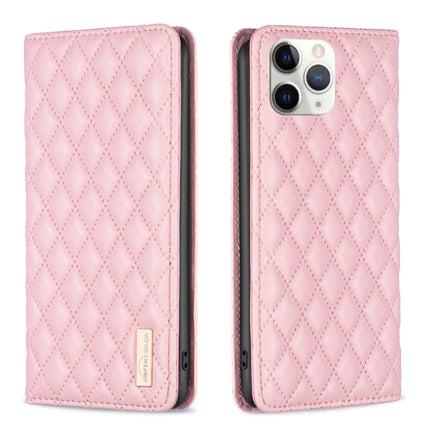 Diamond Lattice Magnetic Leather Flip Phone Case, For iPhone 12 / 12 Pro, For iPhone 11 Pro Max, For iPhone 11 Pro, For iPhone 11