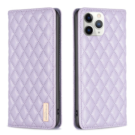 Diamond Lattice Magnetic Leather Flip Phone Case, For iPhone 12 / 12 Pro, For iPhone 11 Pro Max, For iPhone 11 Pro, For iPhone 11