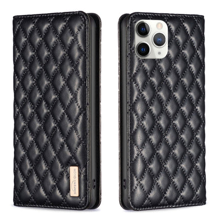 Diamond Lattice Magnetic Leather Flip Phone Case, For iPhone 12 / 12 Pro, For iPhone 11 Pro Max, For iPhone 11 Pro, For iPhone 11