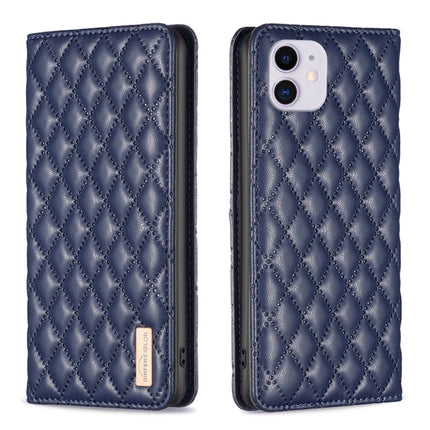 Diamond Lattice Magnetic Leather Flip Phone Case, For iPhone 12 / 12 Pro, For iPhone 11 Pro Max, For iPhone 11 Pro, For iPhone 11