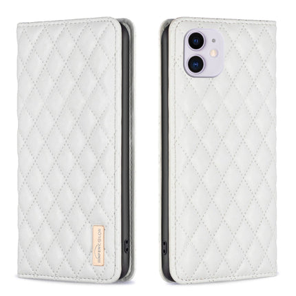 Diamond Lattice Magnetic Leather Flip Phone Case, For iPhone 12 / 12 Pro, For iPhone 11 Pro Max, For iPhone 11 Pro, For iPhone 11