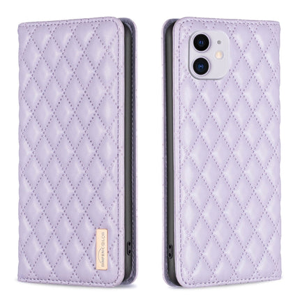 Diamond Lattice Magnetic Leather Flip Phone Case, For iPhone 12 / 12 Pro, For iPhone 11 Pro Max, For iPhone 11 Pro, For iPhone 11