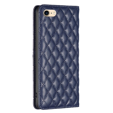 Diamond Lattice Magnetic Leather Flip Phone Case, For iPhone SE 2022 / SE 2020 / 8 / 7, For iPhone XS Max, For iPhone XS / X, For iPhone XR
