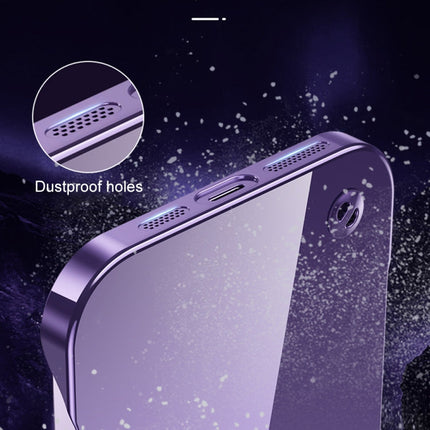 Electroplating Frameless Clear PC Phone Case, For iPhone 12 Pro Max