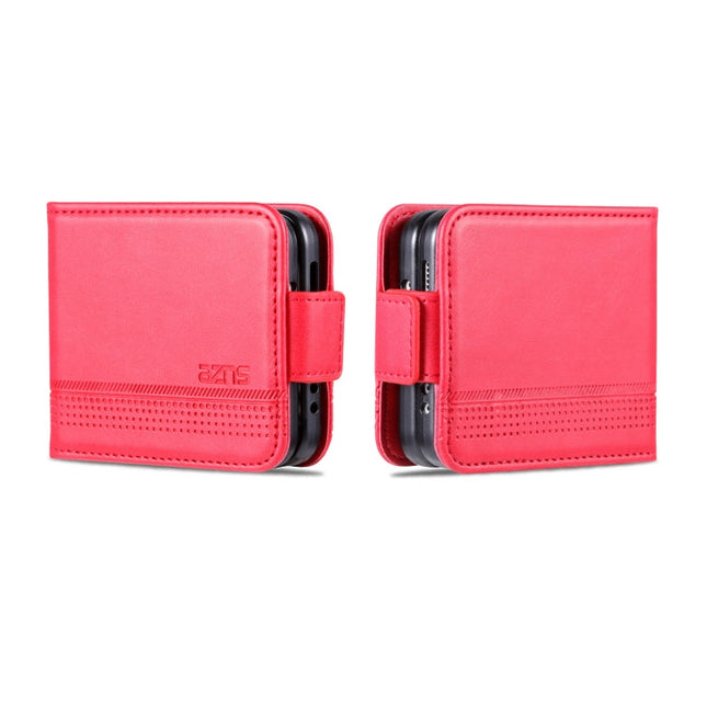 AZNS Magnetic Calf Texture Flip Leather Phone Case, For Samsung Galaxy Z Flip4 5G, For Samsung Galaxy Z Flip3 5G