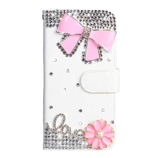 Horizontal Flip Solid Color Rhinestones Leather Case with Card Slot & Wallet & Holder, For Galaxy A01, For OPPO A11, For Galaxy A21, For Galaxy A41, For Galaxy A51, For Galaxy A71, For Huawei P40, For Huawei P40 Lite