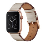 For Apple Watch Series 8&7 41mm / SE 2&6&SE&5&4 40mm / 3&2&1 38mm / Beige