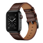 For Apple Watch Series 8&7 41mm / SE 2&6&SE&5&4 40mm / 3&2&1 38mm / Dark Brown