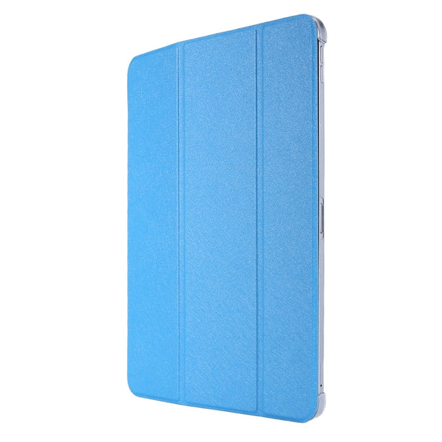 TPU Silk Texture Three-fold Horizontal Flip Leather Case with Holder, For iPad Pro 11(2020), For iPad Air 13 2024 / Pro 12.9 2020