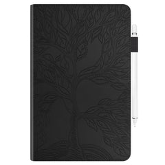 Life Tree Series Horizontal Flip Leather Case with Holder