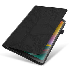 Life Tree Series Horizontal Flip Leather Case with Holder