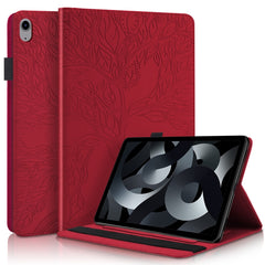 Life Tree Series Horizontal Flip Leather Case with Holder