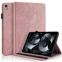 Life Tree Series Horizontal Flip Leather Case with Holder