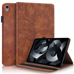 Life Tree Series Horizontal Flip Leather Case with Holder