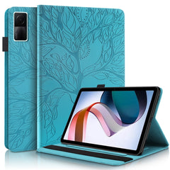 Life Tree Series Horizontal Flip Leather Case with Holder
