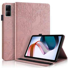 Life Tree Series Horizontal Flip Leather Case with Holder