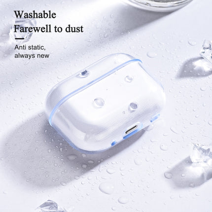 For AirPods Pro 2 Earphone Transparent TPU Protective Case, For AirPods Pro 2