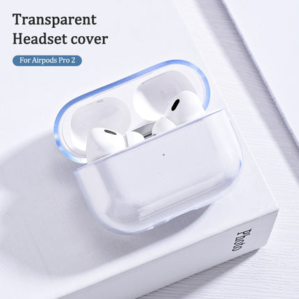 For AirPods Pro 2 Earphone Transparent TPU Protective Case, For AirPods Pro 2