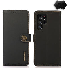 KHAZNEH Custer Genuine Leather RFID Phone Case, For Nokia G60 5G, For Samsung Galaxy S23+ 5G, For Samsung Galaxy S23 5G, For Samsung Galaxy S23 Ultra 5G