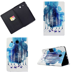 Electric Pressed Left Right Flat Feather Case with Sleep Function Pen Cover & Card Slot & Holder, For Galaxy Tab E T560, For iPad 2 / 3 / 4, For iPad Air, For iPad mini  2 / 3 / 4 / 5, For Huawei T5-10.0, For Huawei T1-701U (7.0)