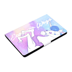 Electric Pressed Left Right Flat Feather Case with Sleep Function Pen Cover & Card Slot & Holder, For Galaxy Tab S6 T860, For Galaxy Tab A 8.0 & S Pen (2019) P200, For Galaxy Tab A 10.1 (2019) T510