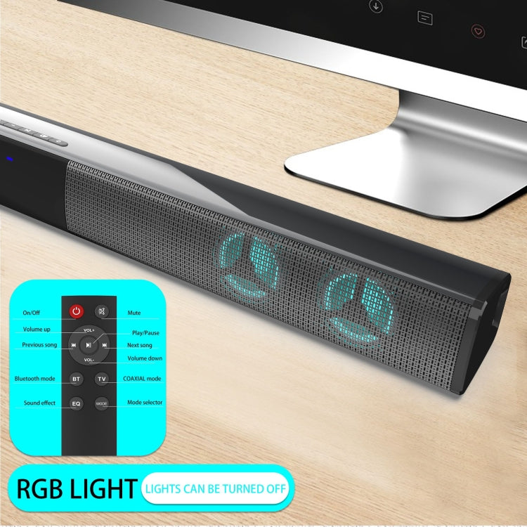 BS-28E RGB Colorful Atmosphere Light Bluetooth Speaker, BS-28E