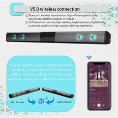 BS-28E RGB Colorful Atmosphere Light Bluetooth Speaker, BS-28E