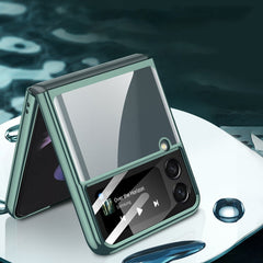GKK Integrated Electroplating All-inclusive Phone Case, For Samsung Galaxy Z Flip4