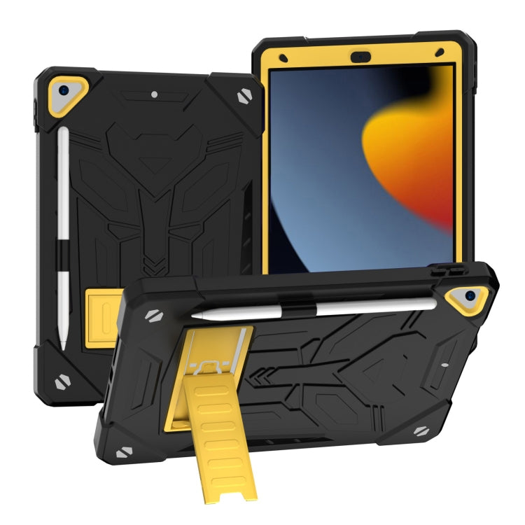 Bumblebee Silicone+PC Shockproof Tablet Case with Holder, For iPad Pro 11 2018/2020/2021, For iPad 10.2 2019/2020/2021