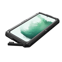 Metal + Silicone Phone Case with Screen Protector, For Samsung Galaxy S22 5G, For Samsung Galaxy S22+ 5G