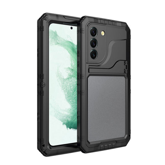 Metal + Silicone Phone Case with Screen Protector, For Samsung Galaxy S22 5G, For Samsung Galaxy S22+ 5G