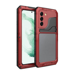 Metal + Silicone Phone Case with Screen Protector, For Samsung Galaxy S22 5G, For Samsung Galaxy S22+ 5G
